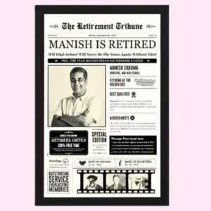 RETIREMENT NEWS FRAME