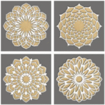 MDF Rangoli Cutouts