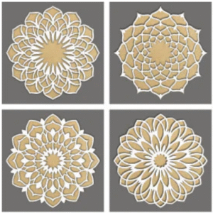MDF Rangoli Cutouts